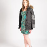 Black Leather Blend Jacket