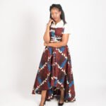 Ankara Maxi Fusion Dress