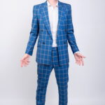 The Ash Double Breasted Striped Wool Suit