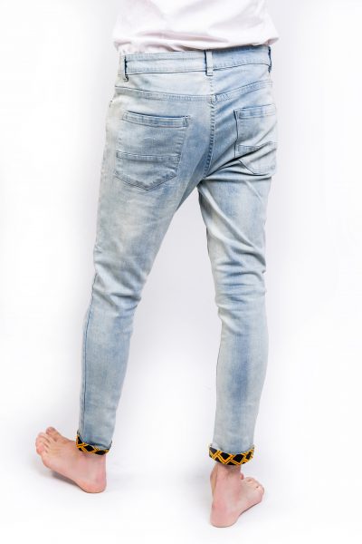 light blue distressed jeans mens