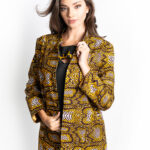 Leopard Print Hip Length Jacket